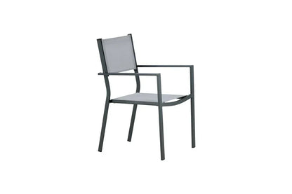 Set da 2 - Sedia da giardino Karibik in alluminio/textilene
