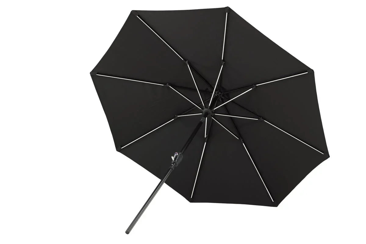 Ombrellone Lightning – Ø270 cm in nero o grigio a scelta