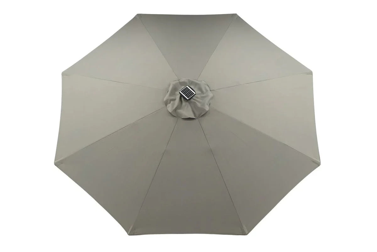 Ombrellone Lightning – Ø270 cm in nero o grigio a scelta