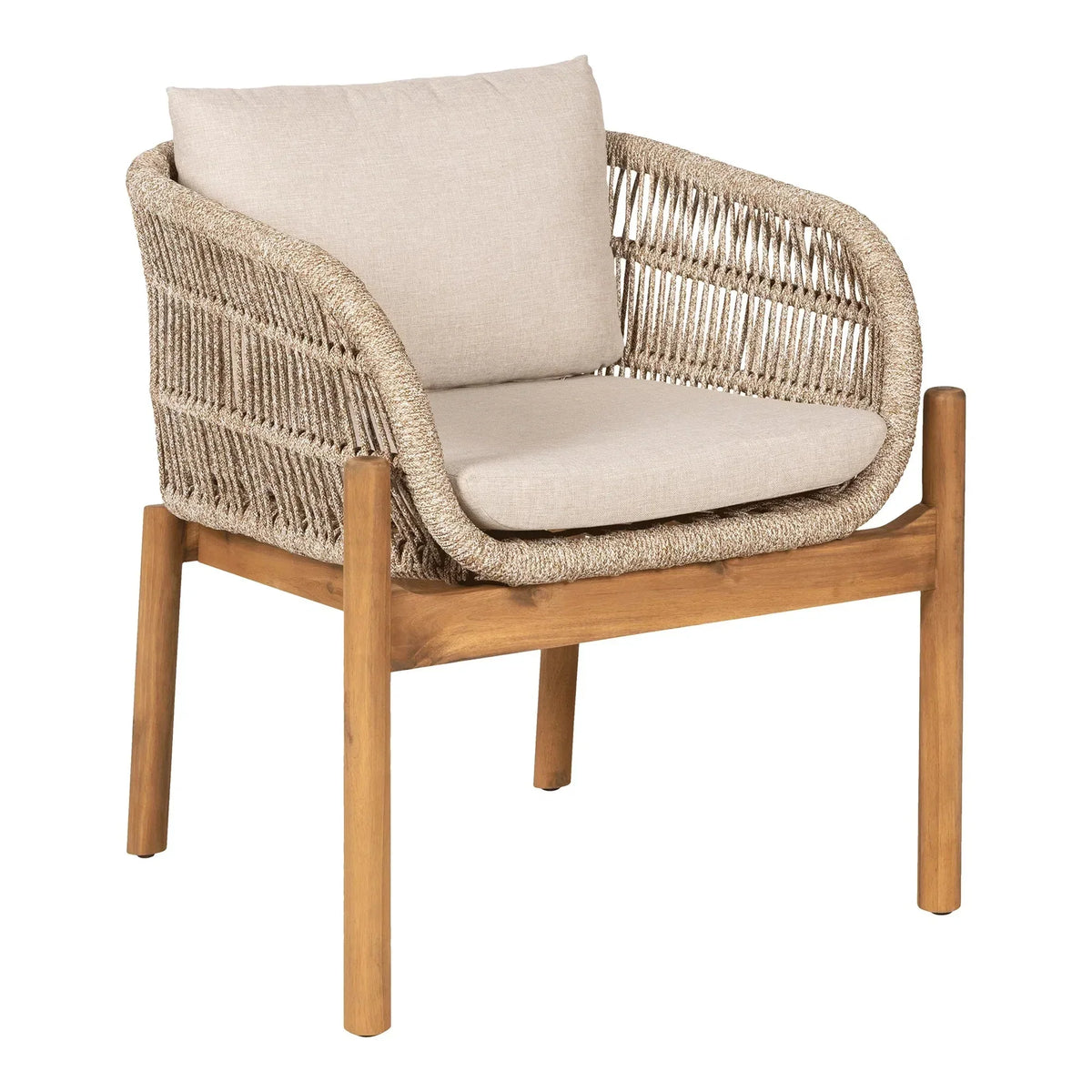 Set da 2 - Sedia da giardino Sorrento in legno di acacia