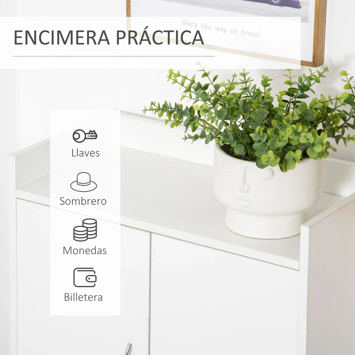 HOMCOM Scarpiera moderna con 2 ante e 4 ripiani per 12 paia di scarpe, ideale per ingresso, soggiorno, camera da letto 60x30x92 cm Bianco