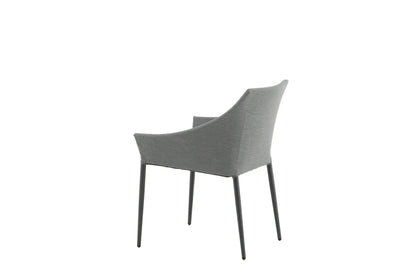 Set di 2 - Sedia da giardino Sophia in alluminio/poliestere