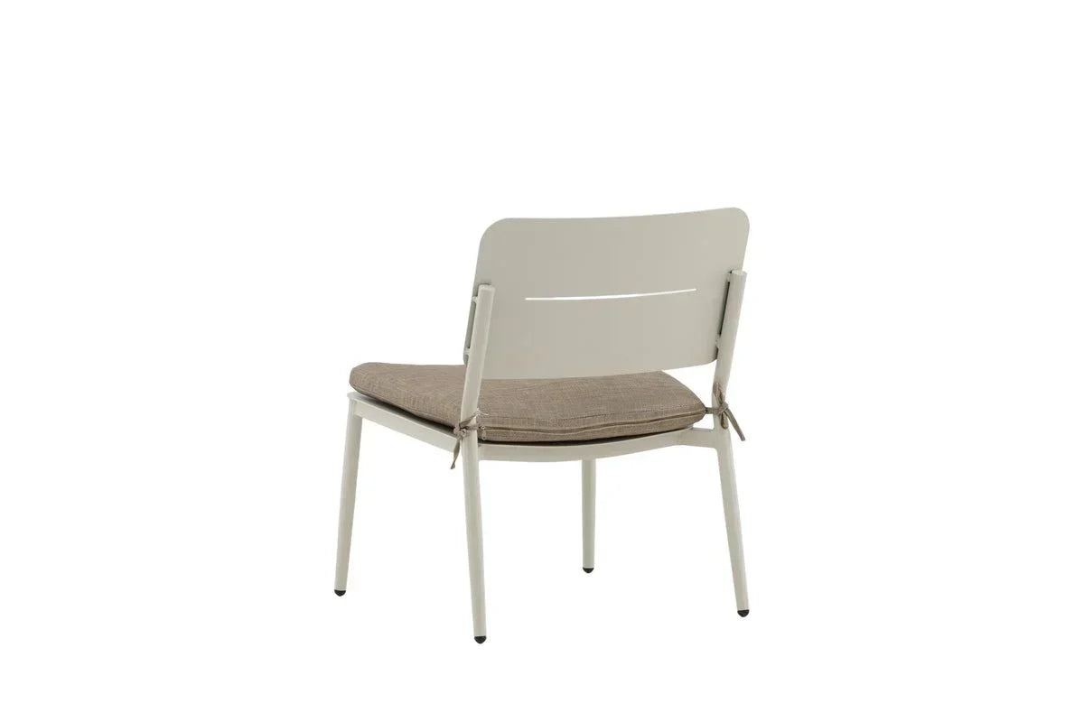 Set da 2 - Sedia da giardino Mara in metallo/poliestere