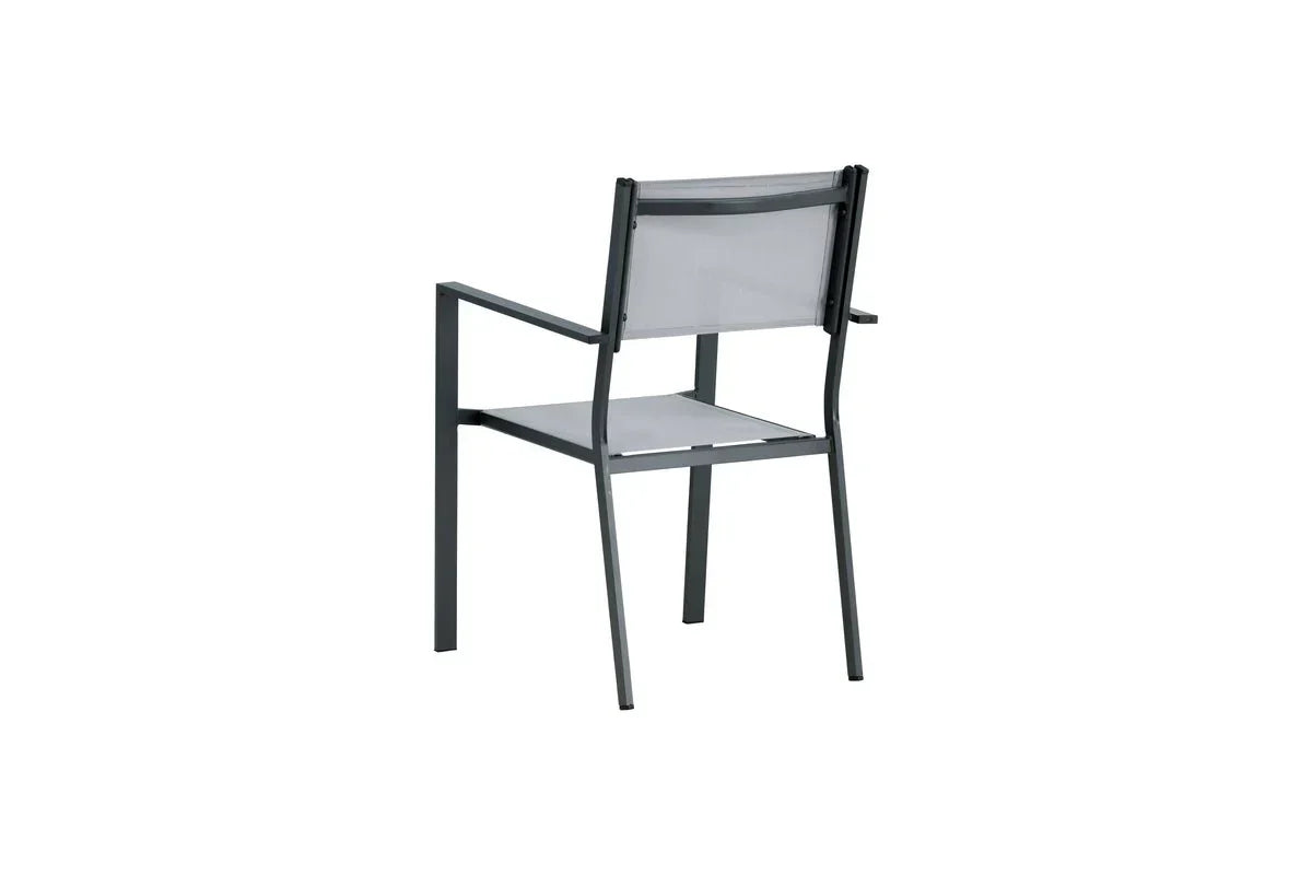 Set da 2 - Sedia da giardino Karibik in alluminio/textilene