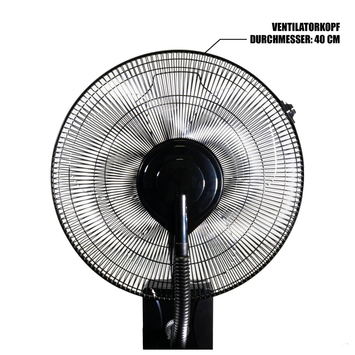 MAUK Ventilatore a piantana 16" con nebulizzatore di raffreddamento 80W