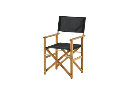 Set da 2 - Sedia da giardino Marlene in acacia/poliestere
