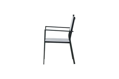 Set da 2 - Sedia da giardino Karibik in alluminio/textilene