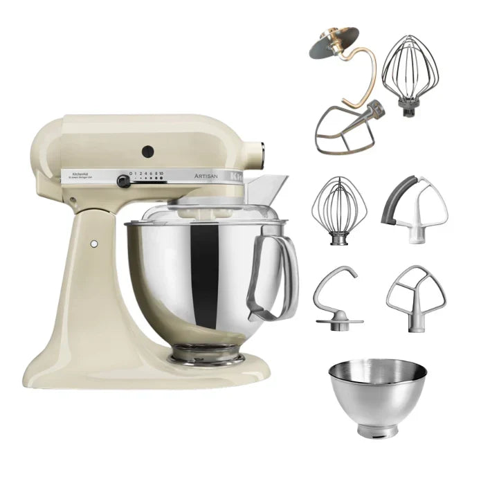 KitchenAid 4,8 L 5KSM175 Artisan Robot da cucina con fruste a filo e a gancio