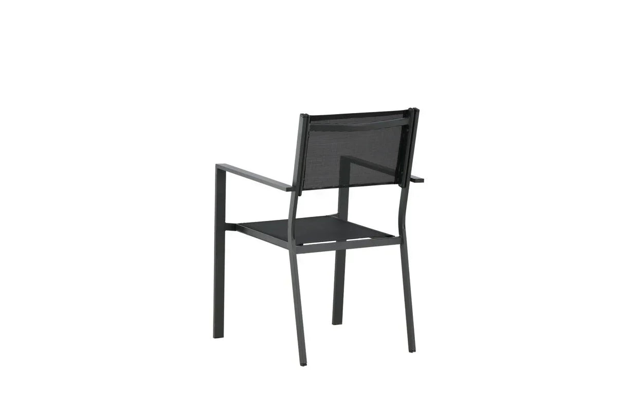 Set da 2 - Sedia da giardino Karibik in alluminio/textilene