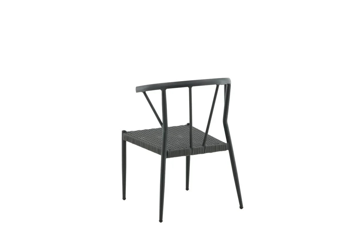 Set da 6 - Sedia da giardino Tina in rattan/alluminio
