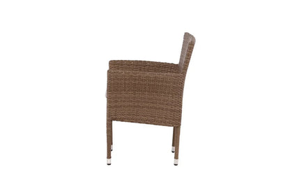 Set di 2 sedie da giardino Marina effetto rattan