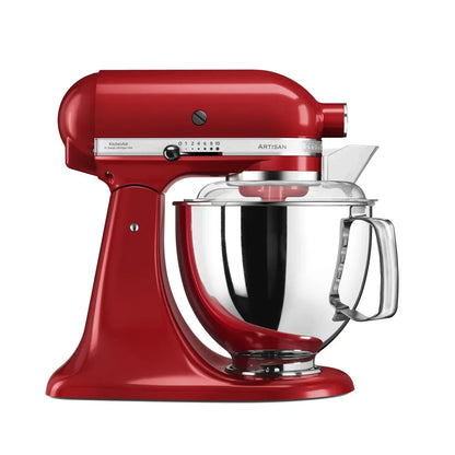 KitchenAid 4,8 L 5KSM175 Robot da cucina Artisan Set completo con tagliaverdure+tritacarne+accessorio per biscotti spritz