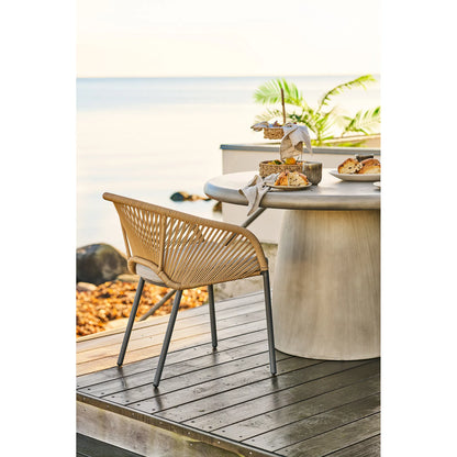 Set da 2 - Sedia da giardino Veleno beige o verde