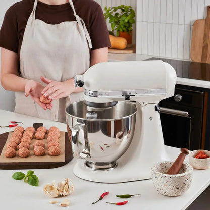 KitchenAid 4,8 L 5KSM175 Robot da cucina Artisan Meatlover con tritacarne interamente in metallo e accessorio per biscotti spritz